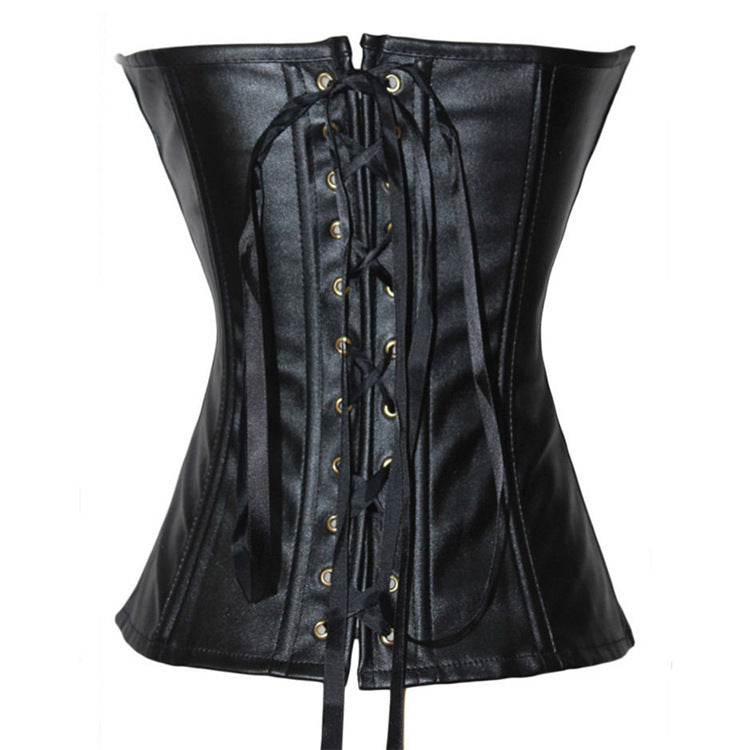 Bottoming Corset Leather Court Corset - Maramalive™