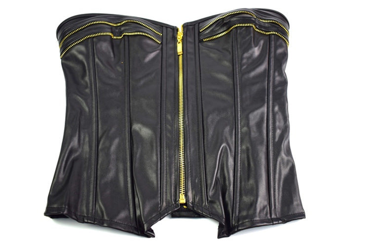 Bottoming Corset Leather Court Corset - Maramalive™