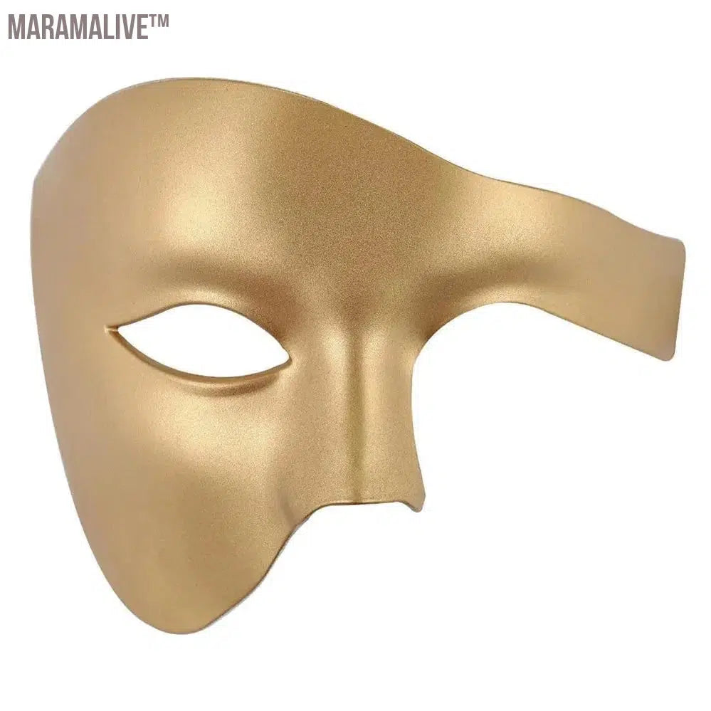 1PC Creative Phantom Masquerade Cosplay Mask Plastic Half Face Mask for Men Women Carnival Party Costume Props