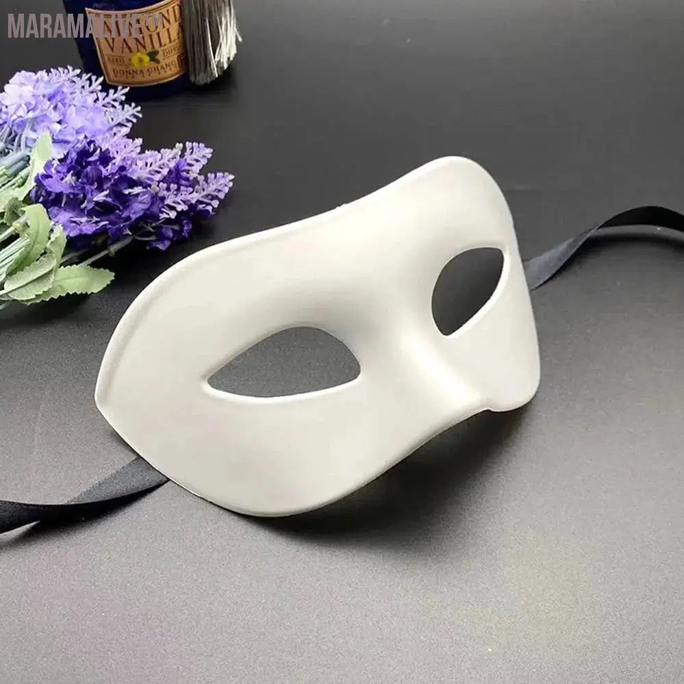 1PC Creative Phantom Masquerade Cosplay Mask Plastic Half Face Mask for Men Women Carnival Party Costume Props