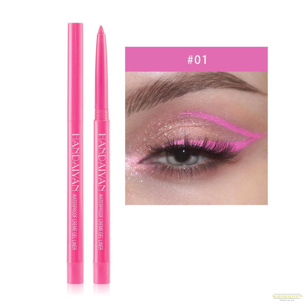 20 Color Cat Eye Makeup Neon Liquid Eyeliner - Long-lasting, Waterproof Liner Pencil for Dramatic Eye Looks