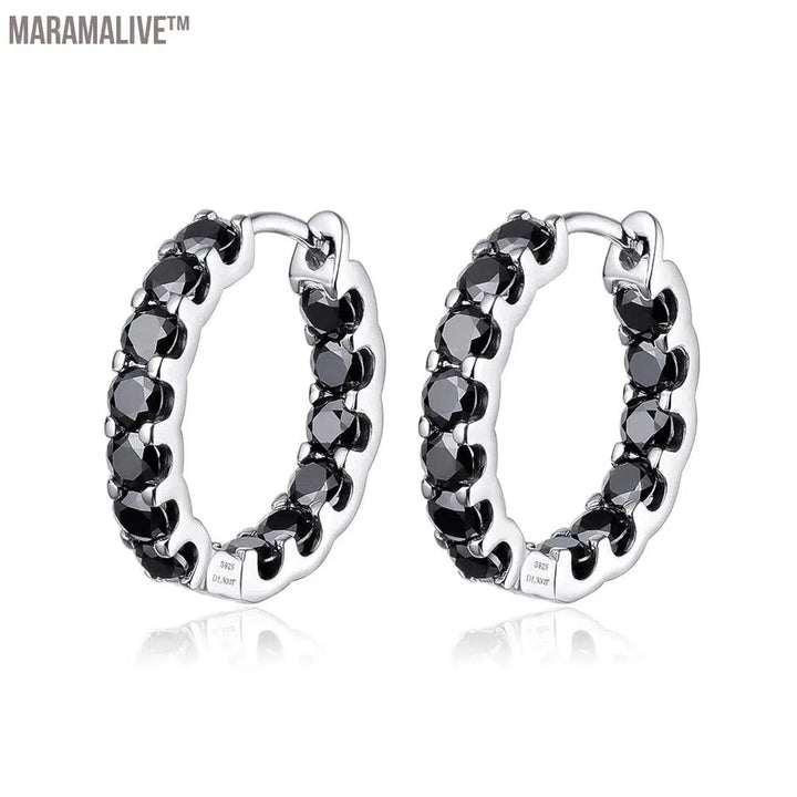 925 Silver Moissanite Wedding Earrings Gift for Women