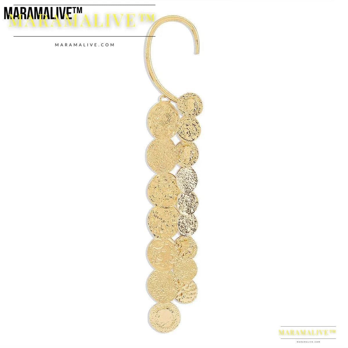 Alloy Multi Layer Circle Earrings