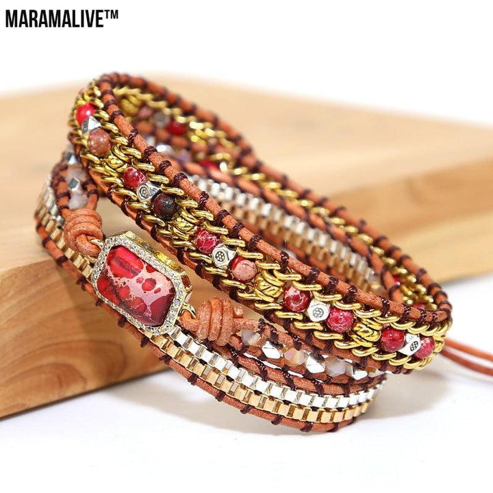 Bohemian Rhapsody Bracelet : Vintage Weave Multi-layer Bohemian Bracelet