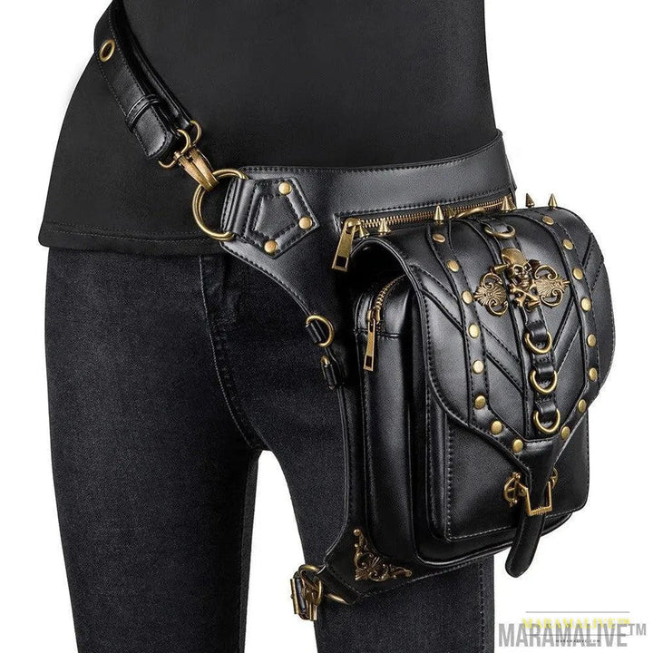 Chain Bag Female Small Bag Steampunk Retro Locomotive Bag Lady Shoulder Messenger Bag Female Waist