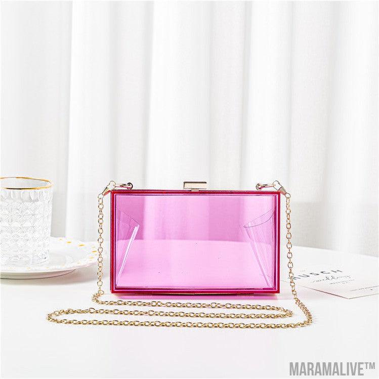 Colorful Acrylic Women's Candy Color Handbags