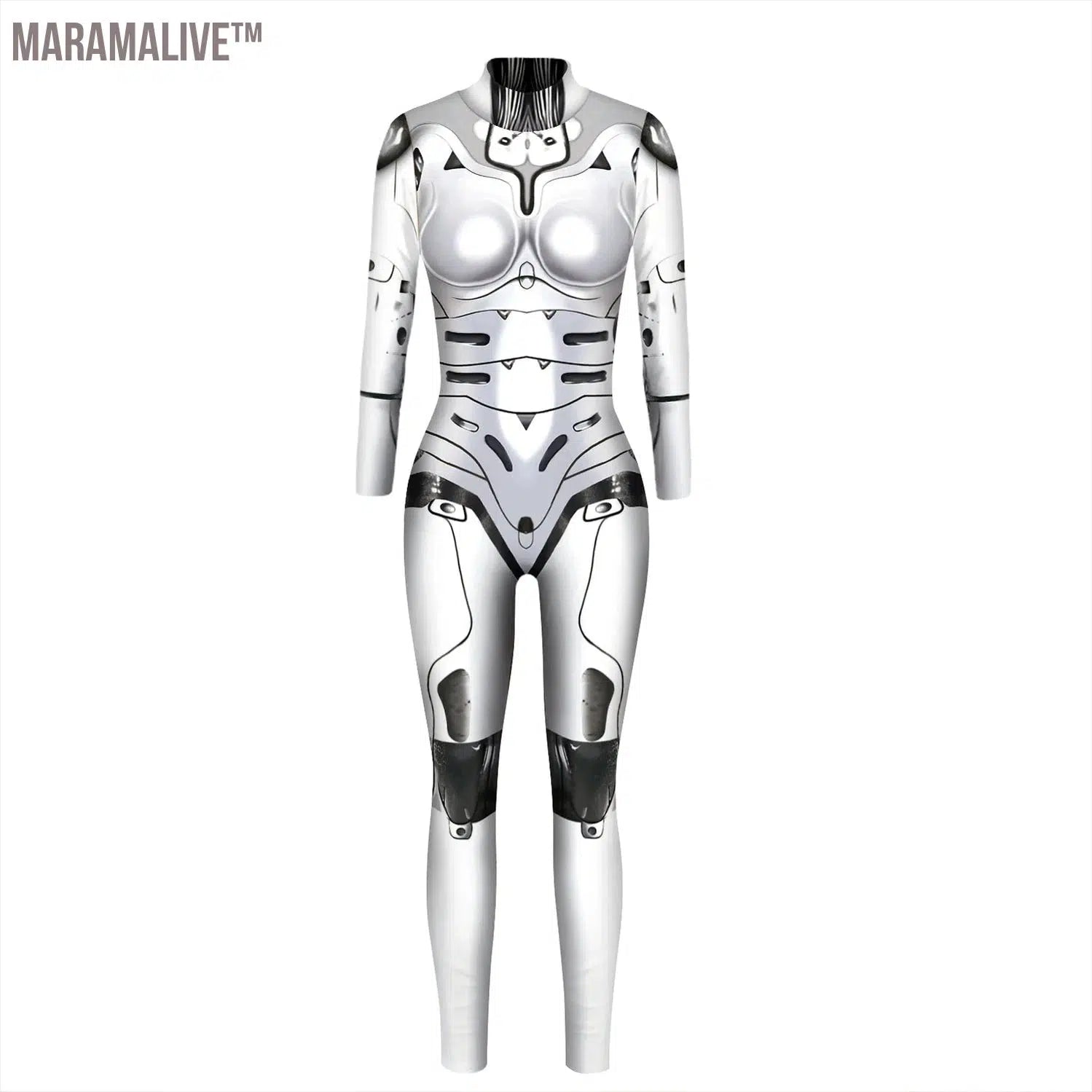 Cosplay Costume New Design Robot Punk Jumpsuit punk Zentai Halloween Bodysuit Adult Carnival Clothing