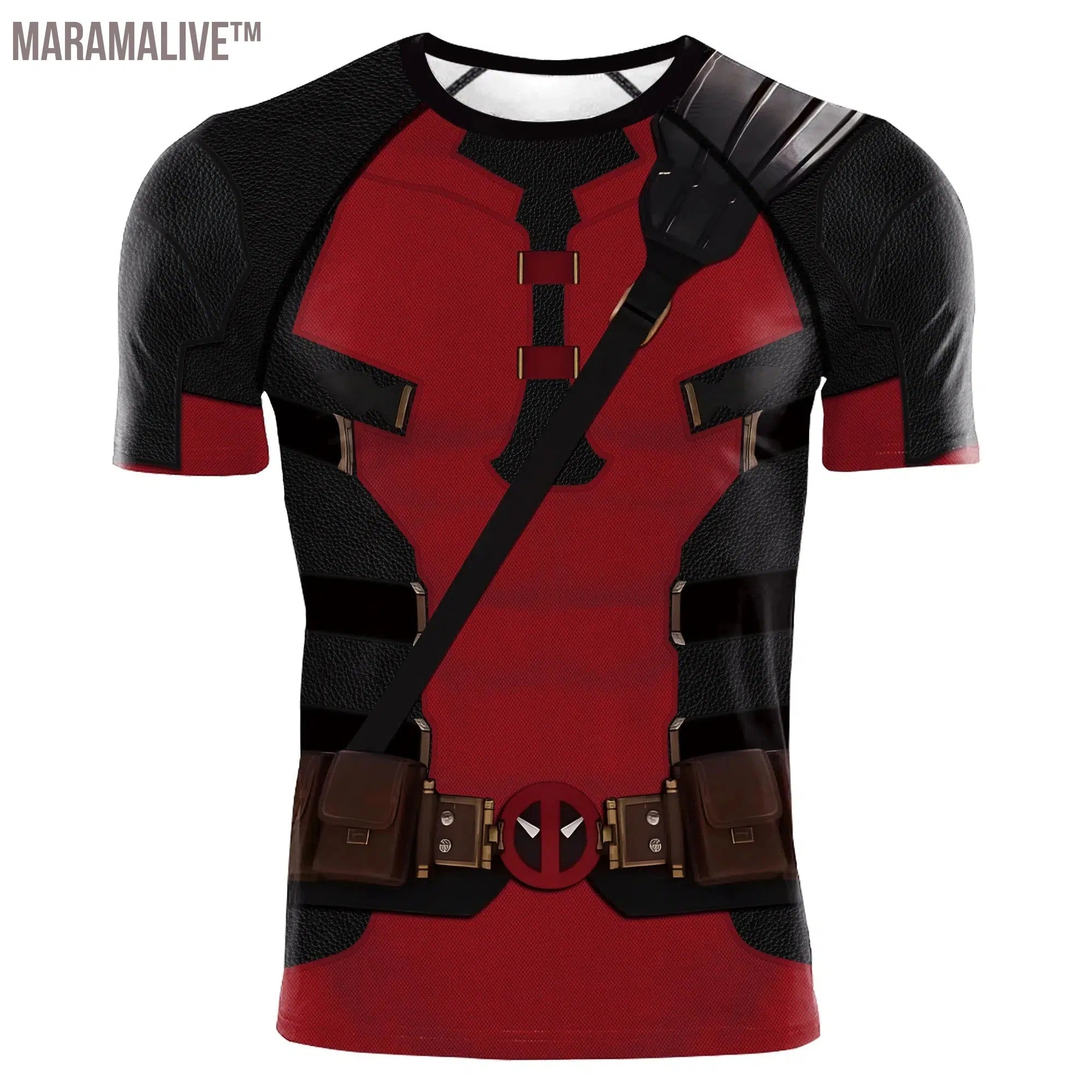 Deadpool Cosplay Wolverine Cosplay Superhero Printed Vest Comic Compression Workout Bodybuilding Tank Tops