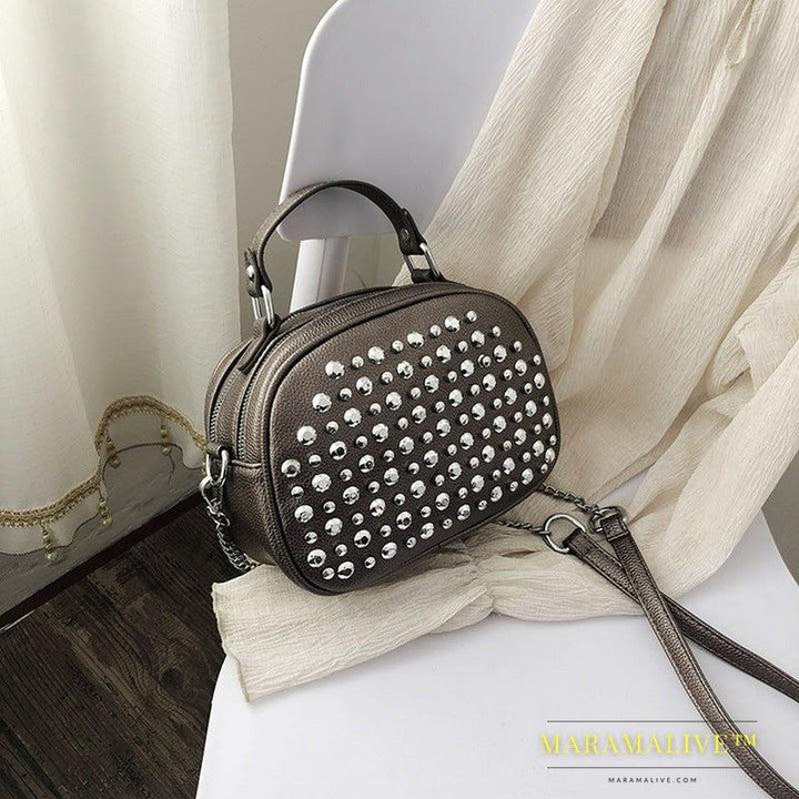 Diamond-Studded Women's Trend Chain Shoulder Bag