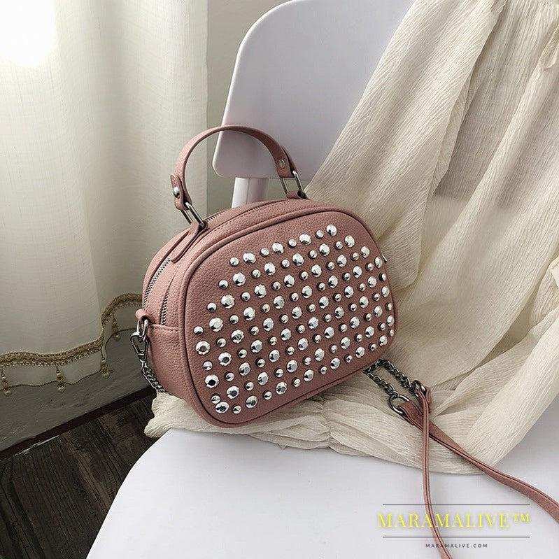 Diamond-Studded Women's Trend Chain Shoulder Bag