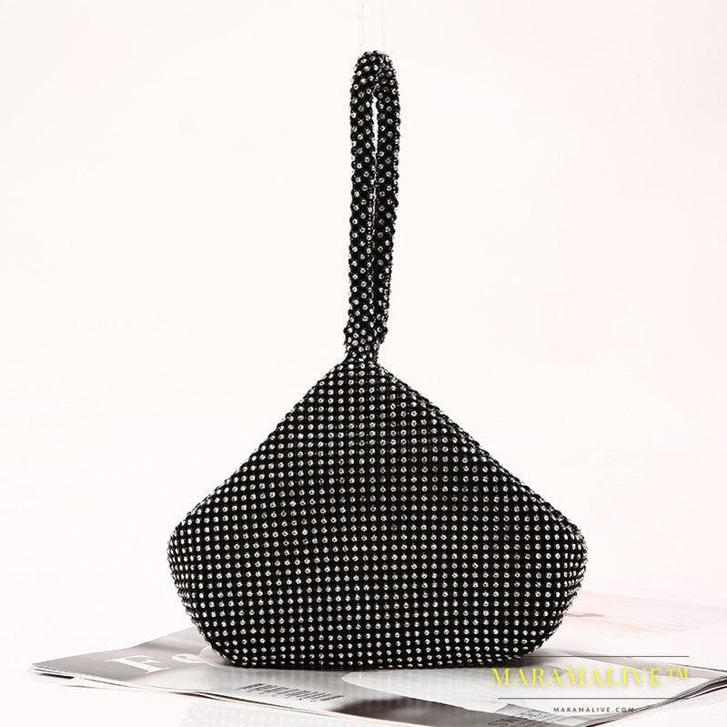 Diamond-studded Banquet Women's Clutch Bag Fashion Soft Bag