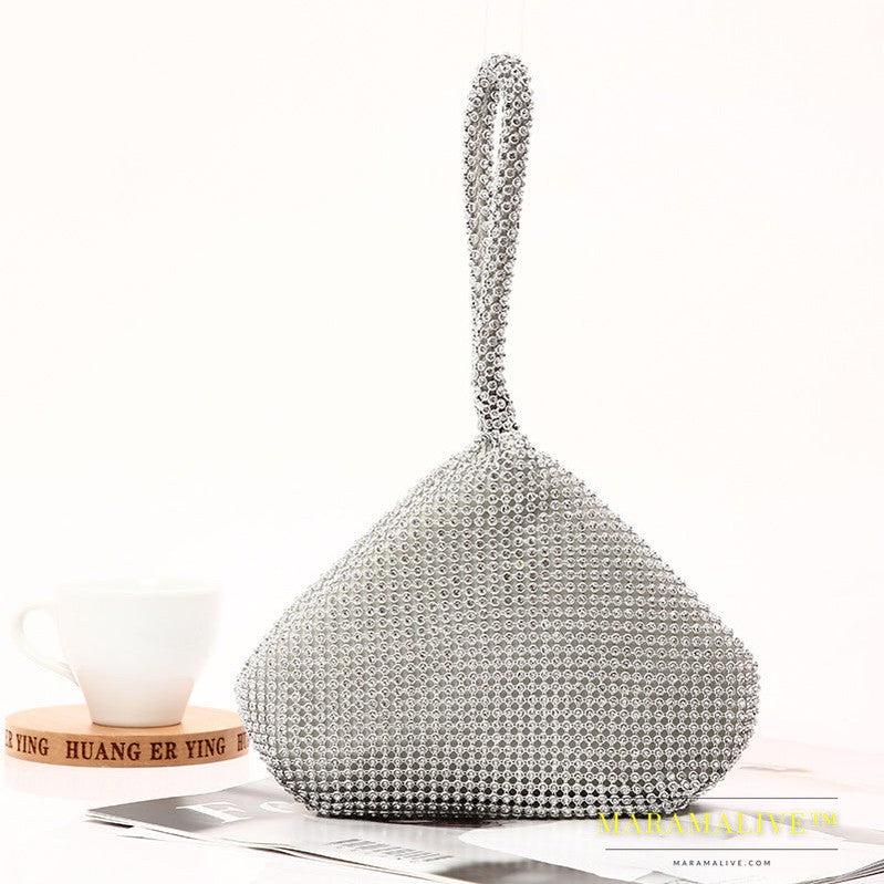 Diamond-studded Banquet Women's Clutch Bag Fashion Soft Bag