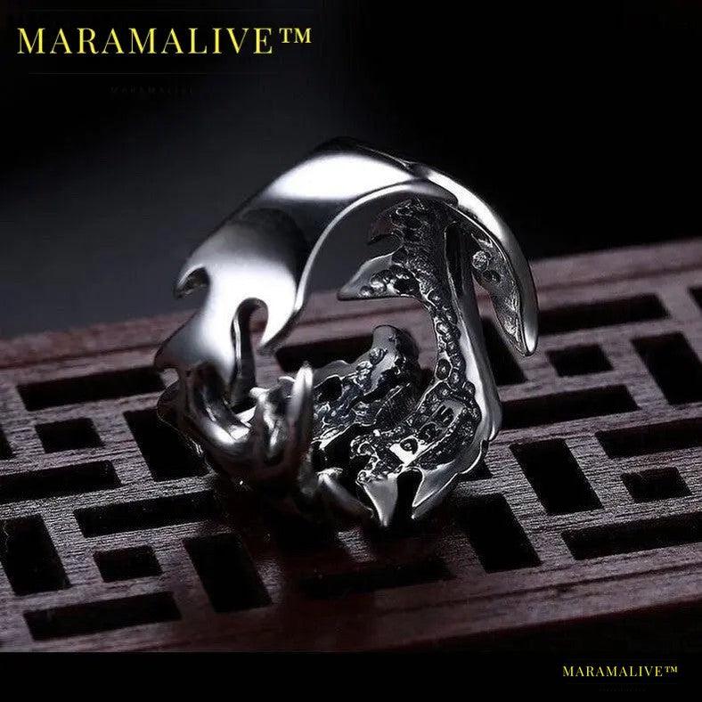 Dragon Silver Ring