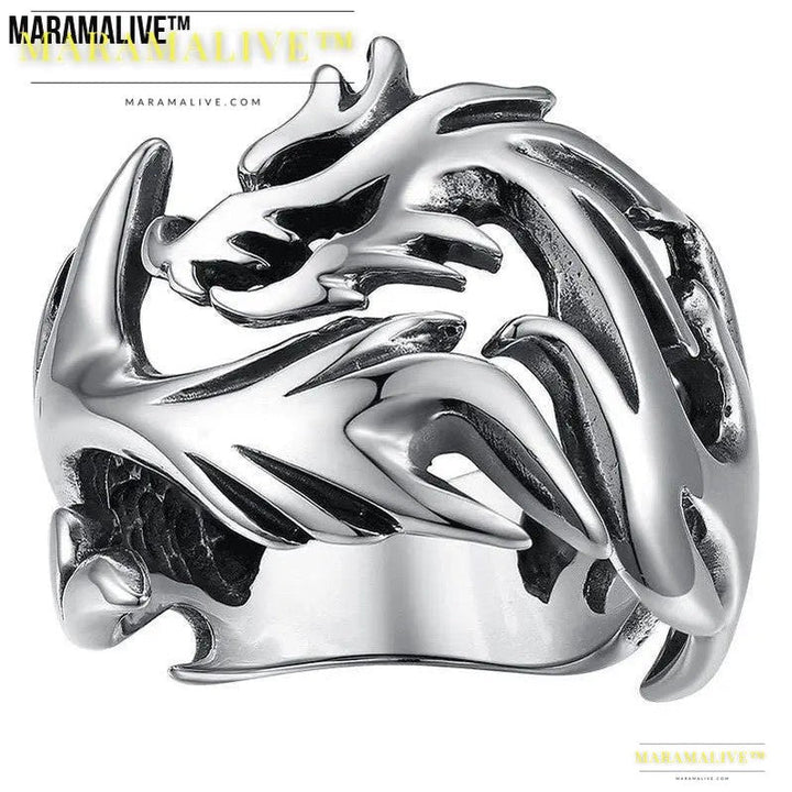 Dragon Silver Ring