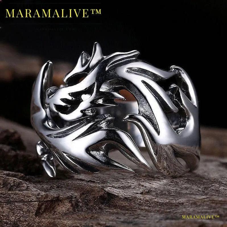 Dragon Silver Ring