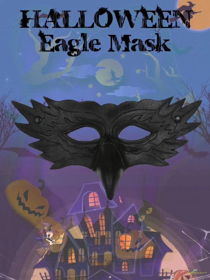 Eagle Mask Half Face Mask Steampunk Cosplay Party Animal Bird Costume Props for Halloween Masquerade Cosplay Fun Party Mask