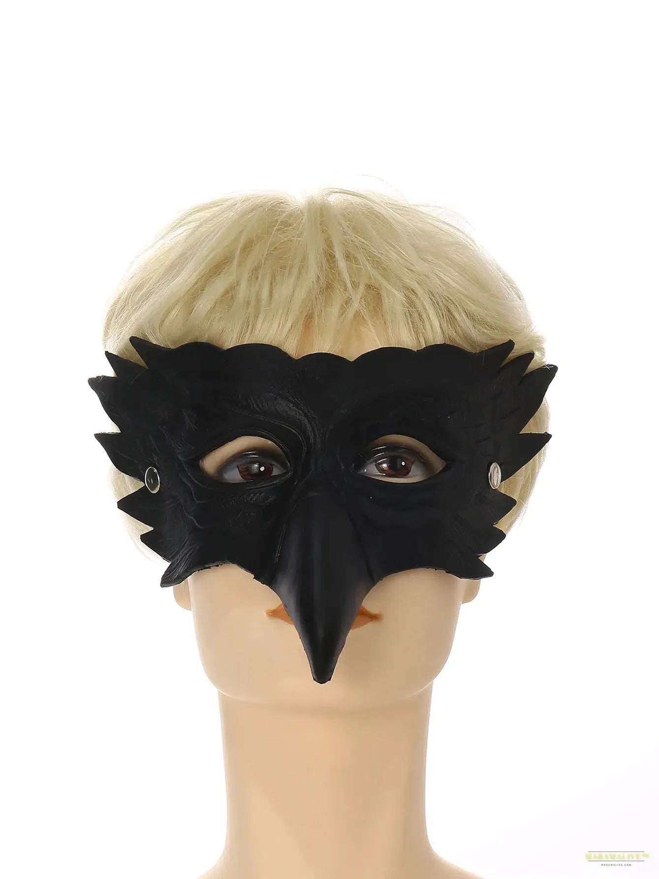 Eagle Mask Half Face Mask Steampunk Cosplay Party Animal Bird Costume Props for Halloween Masquerade Cosplay Fun Party Mask