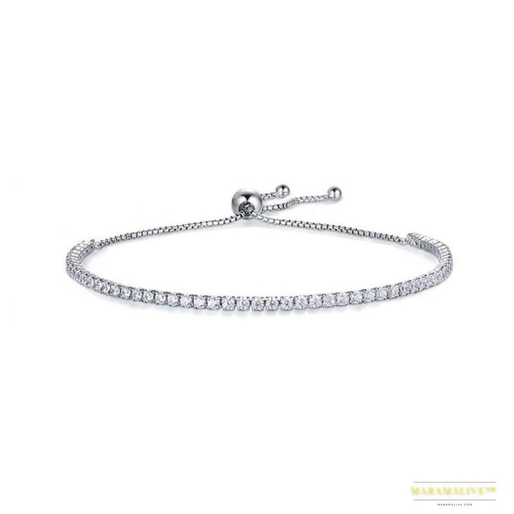 Eco-Friendly Moissanite Sterling Silver Bracelet – A Luxuriant Touch of Sustainable Fine Jewelry