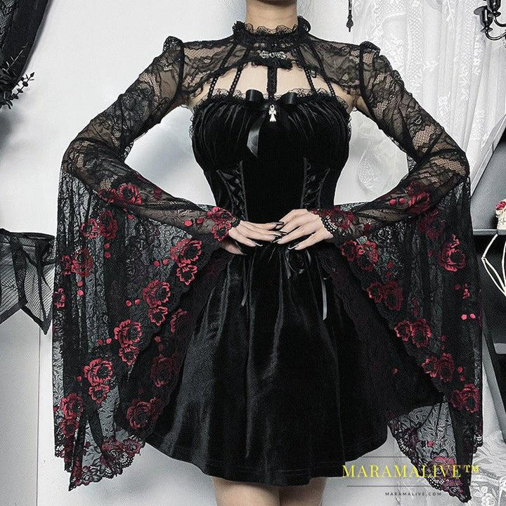 Edgy Gothic Blouse - Shop Dark Goth Style Top for Women