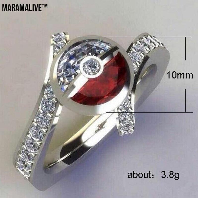 Elf ball red and white ring