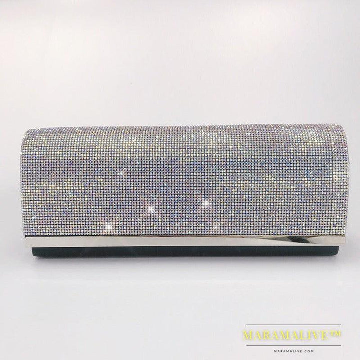 European And American Diamond-studded Full Diamond Banquet Clutch