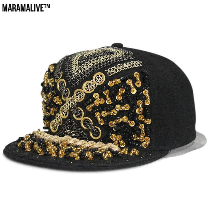 European And American Harajuku Style Hat Nail Cross Skull Rivet