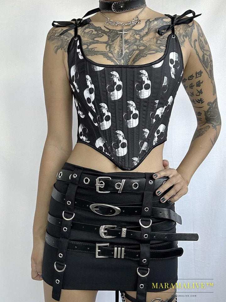 Exclusive Dark Gothic Punk Corset tie Designs Unveiled