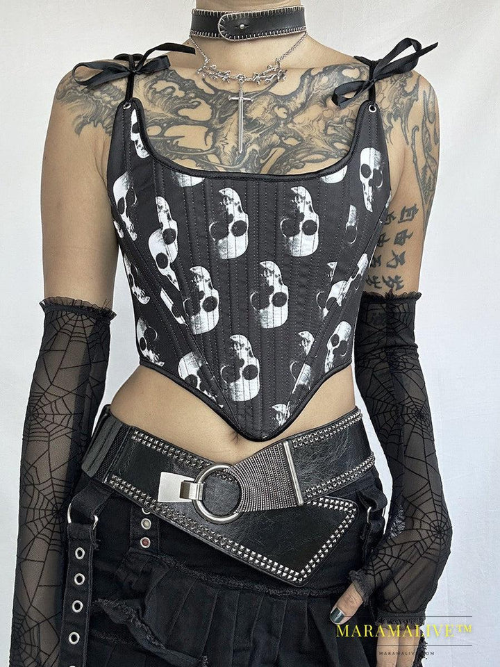 Exclusive Dark Gothic Punk Corset tie Designs Unveiled