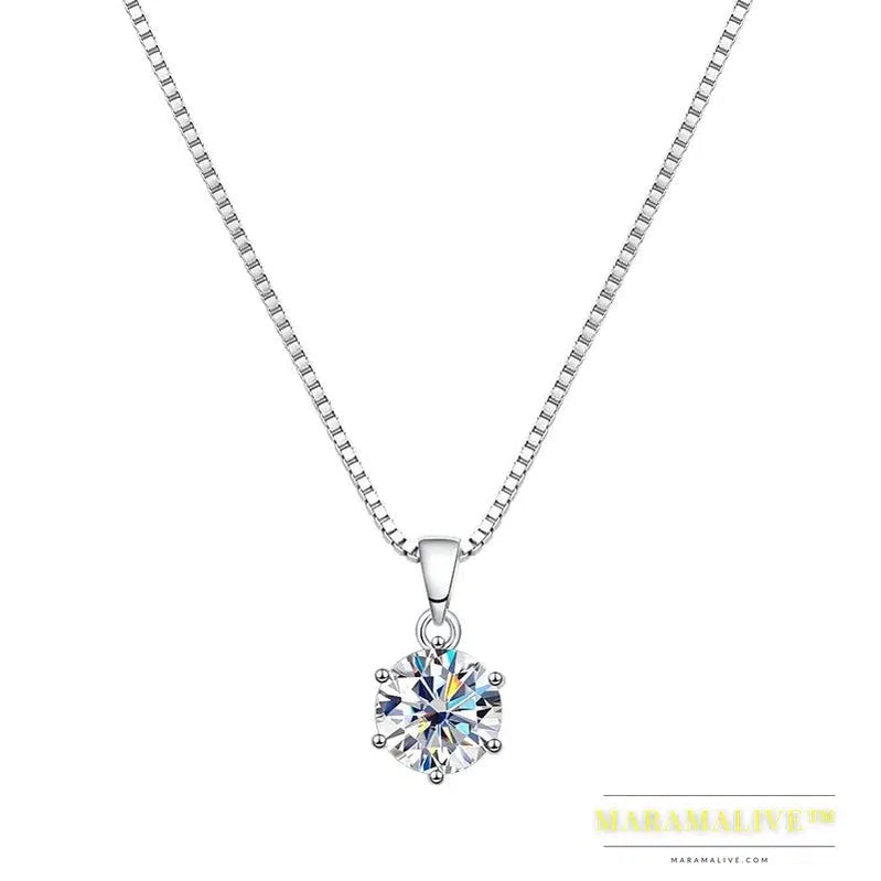 Exquisite Moissanite Bridal Pendant & Necklace Sets