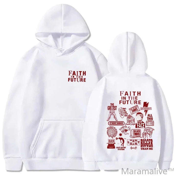 Faith In The Future Album Series 2024 World Tour Hoodie Man Woman Hip Hop Hoodies for Fans