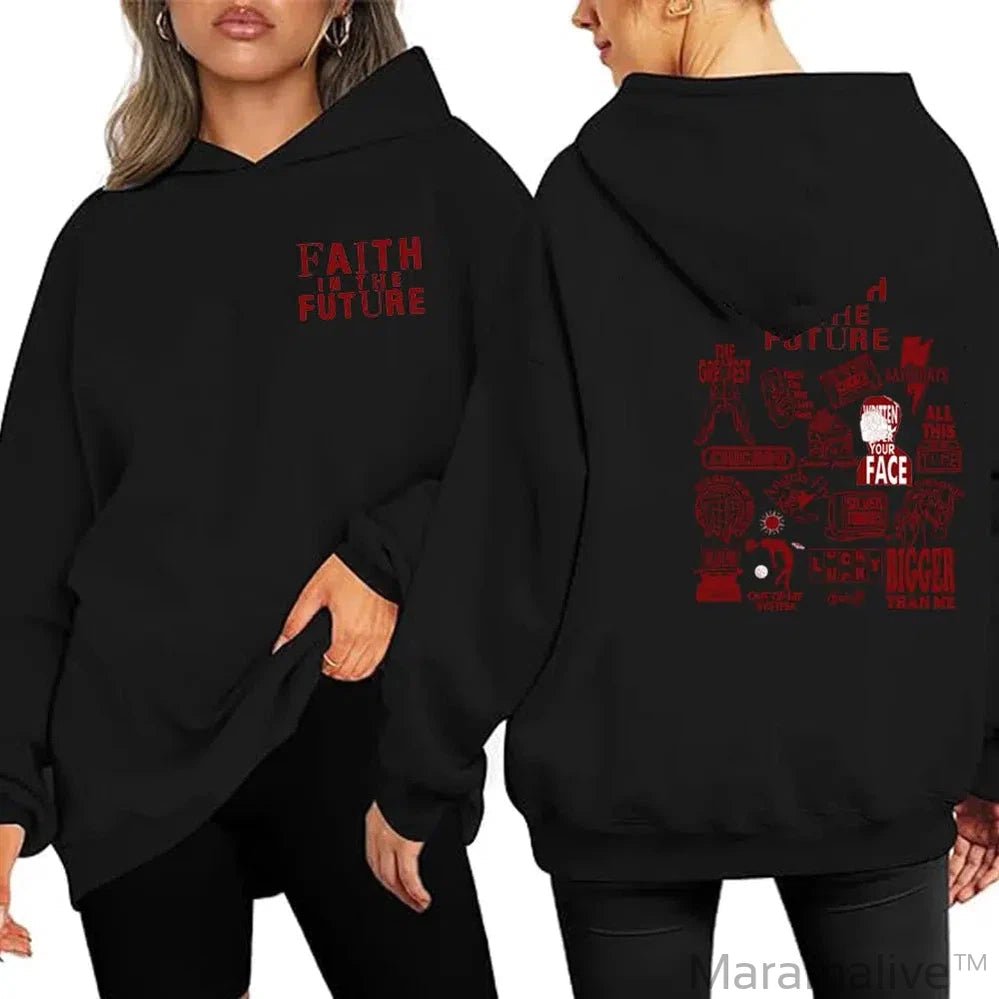 Faith In The Future Album Series 2024 World Tour Hoodie Man Woman Hip Hop Hoodies for Fans