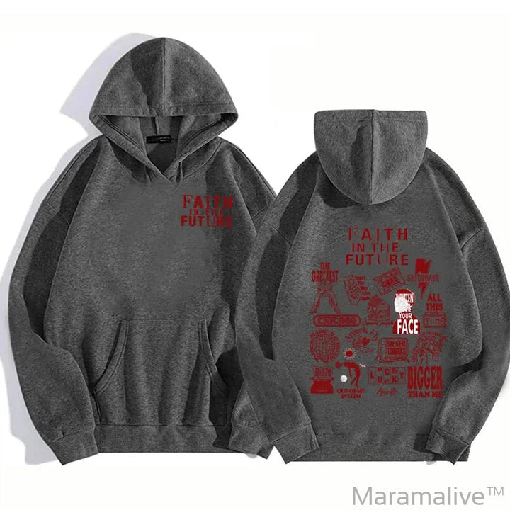 Faith In The Future Album Series 2024 World Tour Hoodie Man Woman Hip Hop Hoodies for Fans