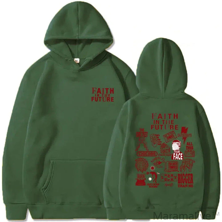 Faith In The Future Album Series 2024 World Tour Hoodie Man Woman Hip Hop Hoodies for Fans