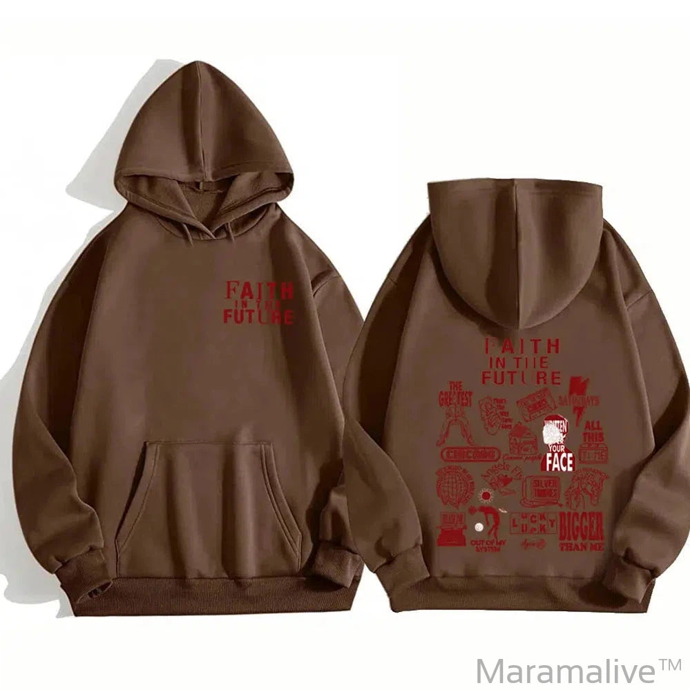 Faith In The Future Album Series 2024 World Tour Hoodie Man Woman Hip Hop Hoodies for Fans