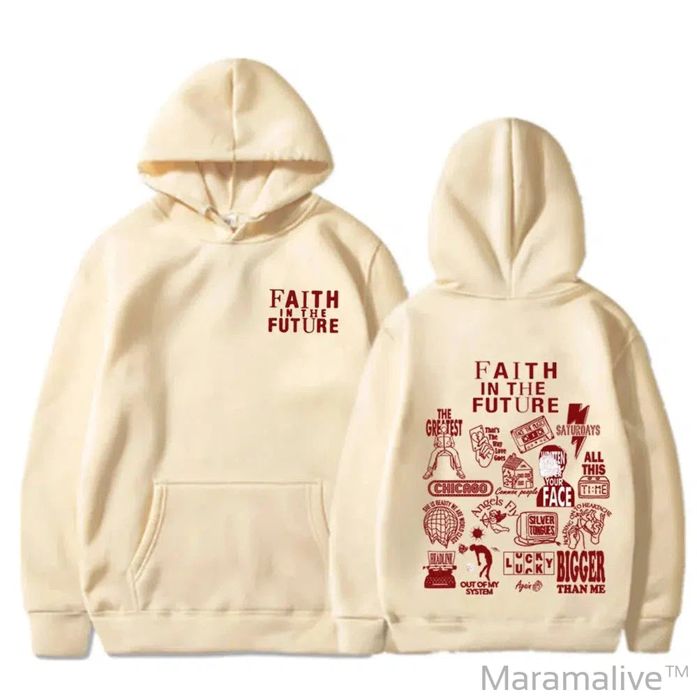 Faith In The Future Album Series 2024 World Tour Hoodie Man Woman Hip Hop Hoodies for Fans