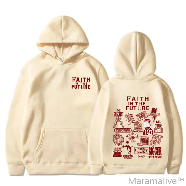 Faith In The Future Album Series 2024 World Tour Hoodie Man Woman Hip Hop Hoodies for Fans