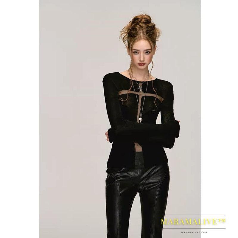 Fashion Long Sleeve Bottoming Shirt For Women