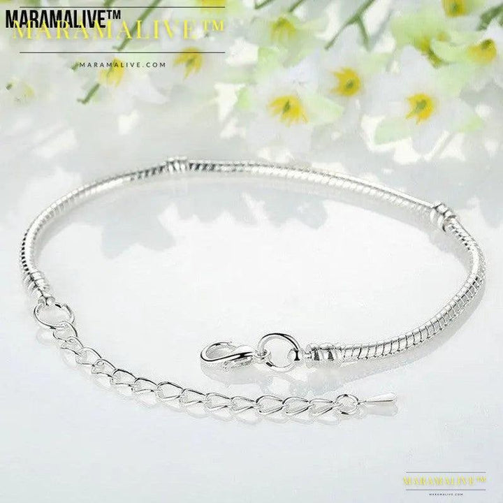 Fashion Ornament Creative Personality Snake Buckle Empty Charm Bracelet