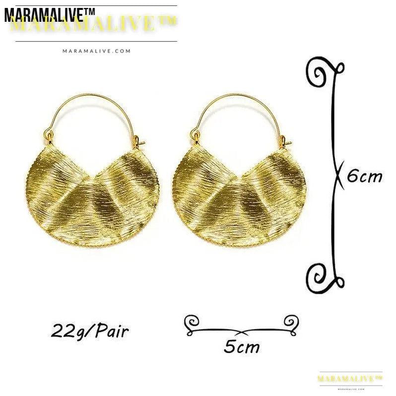 Fashion Retro Female Ornament Earrings Alloy Exaggerated