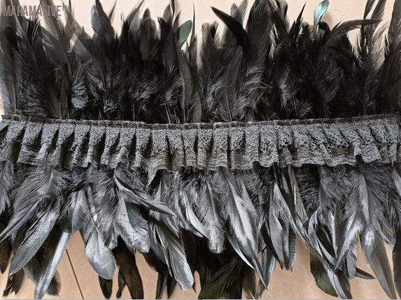 Feather Shawl Cloak Cape Scarf