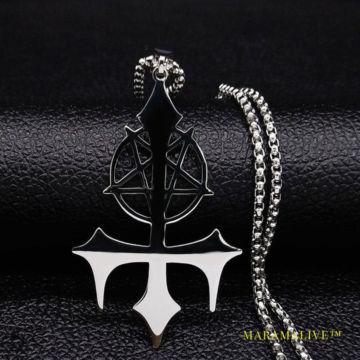 Five-pointed Star Symbol Fashion Gothic Necklace