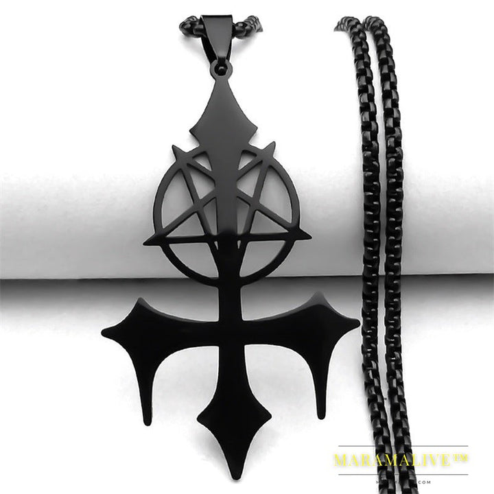 Five-pointed Star Symbol Fashion Gothic Necklace