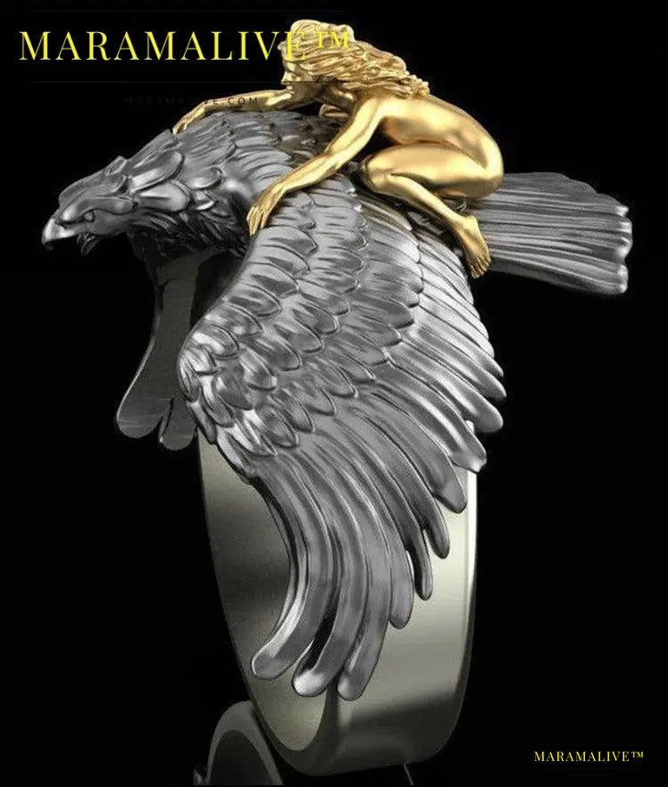 Golden Eagle Ring