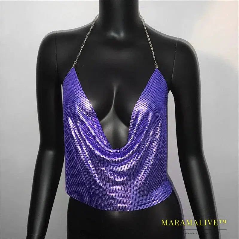 Gorgeous Glittery Crop Tops Perfect to Show Off Your Back