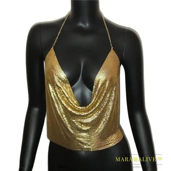 Gorgeous Glittery Crop Tops Perfect to Show Off Your Back