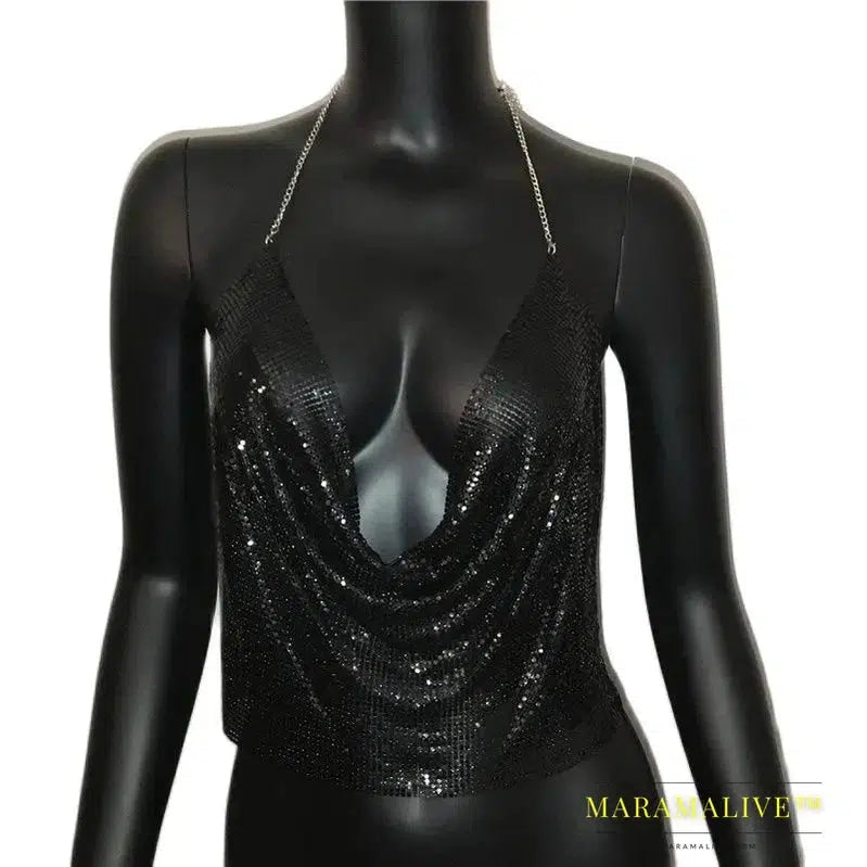 Gorgeous Glittery Crop Tops Perfect to Show Off Your Back