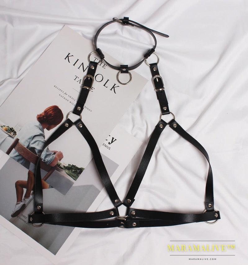 Gothic Harajuku Harness Cage Bra Underwear