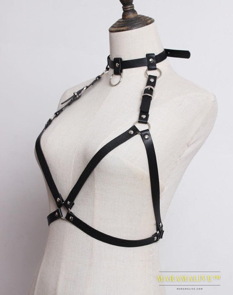 Gothic Harajuku Harness Cage Bra Underwear