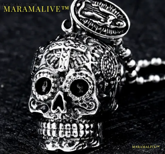 Gothic Skull Pendant Necklace