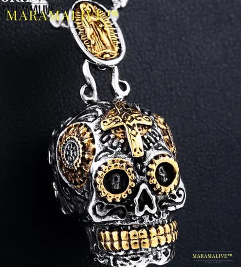 Gothic Skull Pendant Necklace